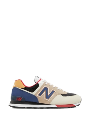 New Balance 574 logo-patch sneakers - Neutrals