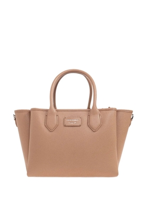 Emporio Armani logo-print tote bag - Brown
