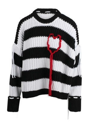 Ssheena Kannella striped sweater - Black