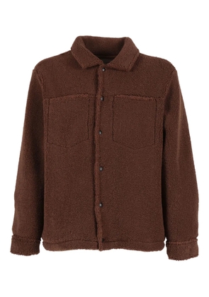 Ballantyne teddy-cloth button-fastening jacket - Brown