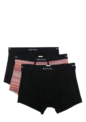 Paul Smith logo-waistband jersey boxers (pack of three) - Black