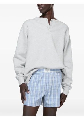 Acne Studios logo-embroidered sweatshirt - Grey