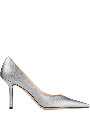 Jimmy Choo 85mm Love pumps - Silver