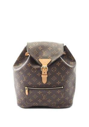 Louis Vuitton Pre-Owned 2017 Monsouris monogram backpack - Brown