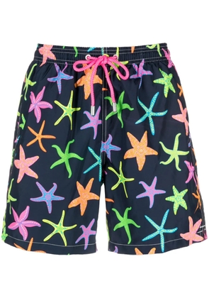 MC2 Saint Barth graphic-print drawstring swim shorts - Blue