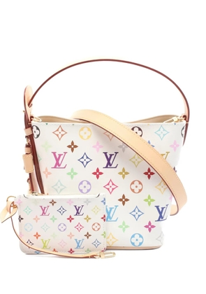 Louis Vuitton Pre-Owned 2010's monogram leather shoulder bag - White