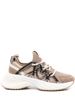 PINKO Ariel lace-up low-top sneakers - Brown