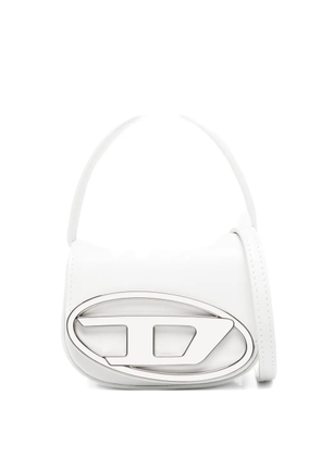 Diesel mini 1Dr Xs logo-plaque tote bag - White