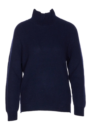 DONDUP high-neck ribbed sweater - Blue