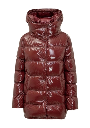 Herno long-sleeve hooded coat - Red