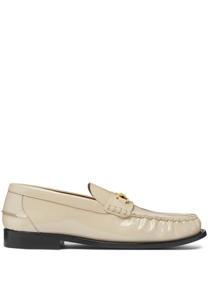 Versace Medusa '95 leather loafers - Neutrals