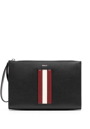 Bally panel-detail leather clutch bag - Black