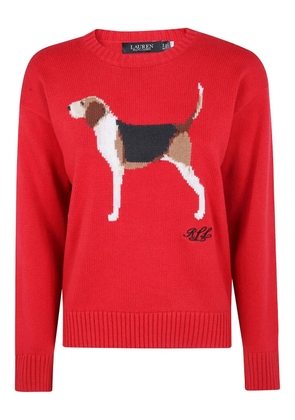 Lauren Ralph Lauren dog-motif sweater - Red