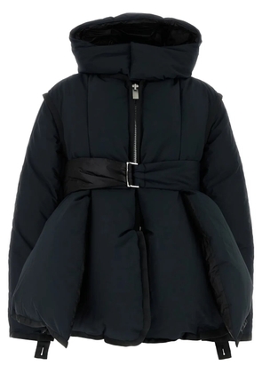 sacai Rip Stop padded jacket - Black
