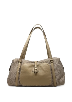 Borbonese printed shoulder bag - Neutrals