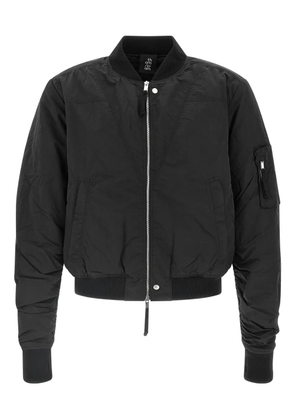 Thom Krom ribbed M J 75 bomber jacket - Black