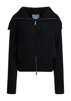 SA SU PHI zip-fastening cardigan - Black