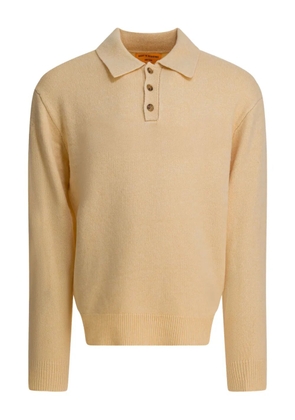 Guest In Residence elbow-detailed polo shirt - Yellow