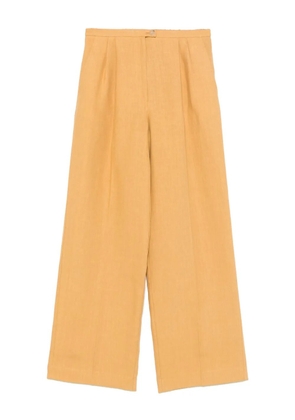 Forte Forte linen darted trousers - Yellow