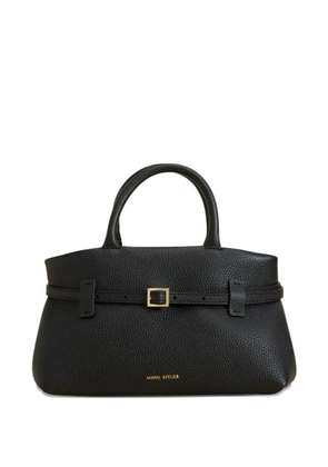 Manu Atelier Le Cambon buckle-strap leather tote bag - Black