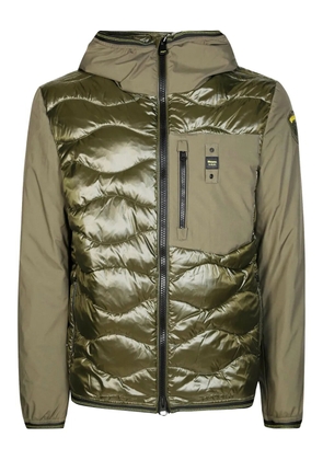 Blauer Albert hooded quilted jacket - Green