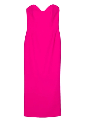 The New Arrivals Ilkyaz Ozel Paloma crepe midi dress - Pink
