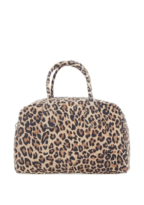 Marge Sherwood leopard-print tote bag - Brown