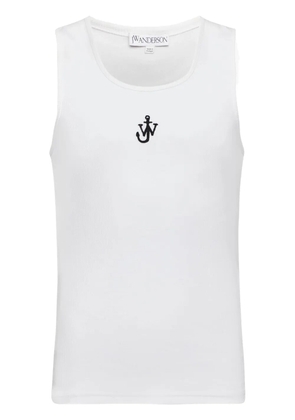 JW Anderson anchor logo tank top - White