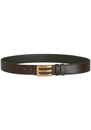 ETRO logo-buckle leather belt - Brown