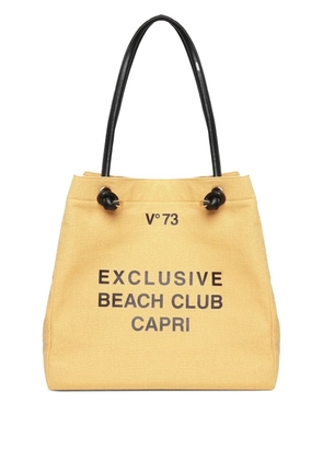 V°73 Beach Club tote bag - Yellow