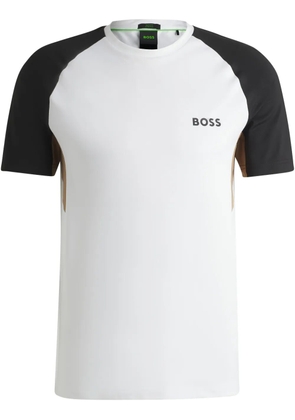 BOSS colour-block T-shirt - White
