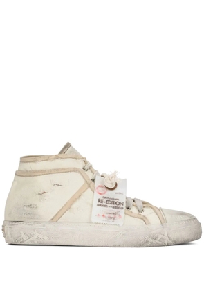 Dolce & Gabbana lace-up mid-top sneakers - Neutrals