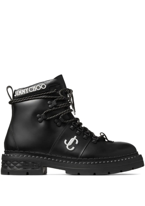 Jimmy Choo Marlow monogram hiking boots - Black