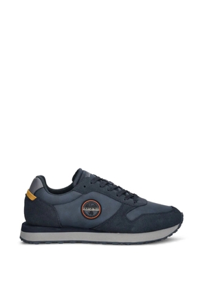 Napapijri Nova logo-patch sneakers - Blue