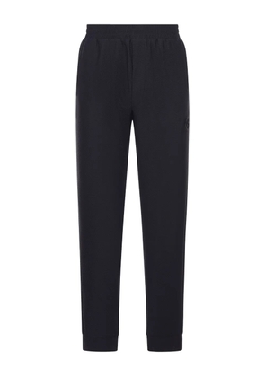 Giorgio Armani elasticated-waistband track pants - Blue