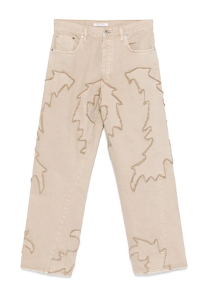 Sunflower logo-patch jeans - Neutrals