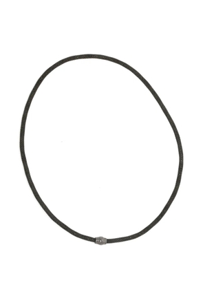 Giorgio Armani tubular necklace - Black