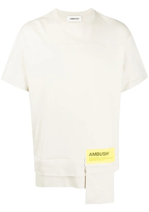 AMBUSH patch pocket cotton T-shirt - Neutrals