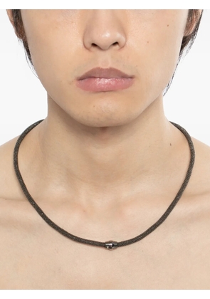 Giorgio Armani tubular necklace - Black