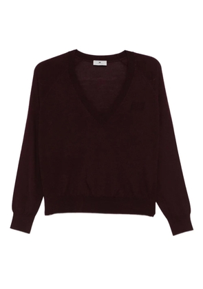 Elisabetta Franchi V-neck sweater - Red
