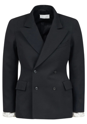 Maison Margiela double-breasted wool blazer - Black