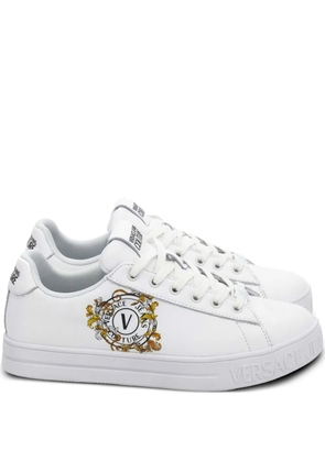 Versace Jeans Couture logo-print sneakers - White