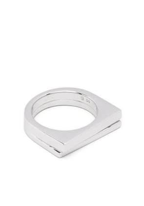 Tom Wood Step L layered ring - Silver