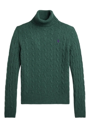 Polo Ralph Lauren cable-knit turtleneck sweater - Green