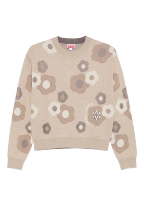Kenzo Hana Dots crew-neck sweater - Neutrals
