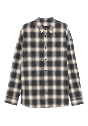 Juun.J checked cotton shirt - Yellow