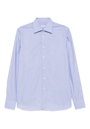 BORRIELLO NAPOLI striped cotton shirt - Blue