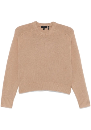 Theory cropped sweater - Brown