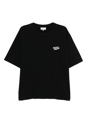 Maison Kitsuné handwriting T-shirt - Black