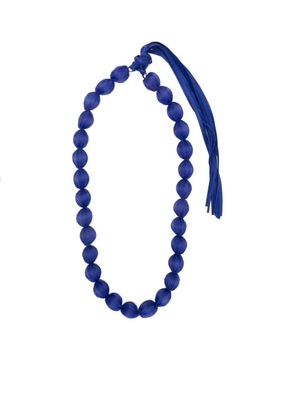Pleats Please Issey Miyake Shibori necklace - Blue